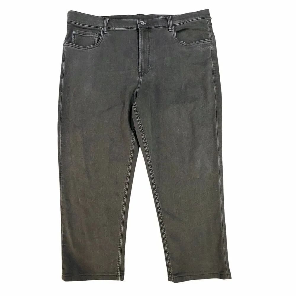 Faherty Stretch Terry 5-Pocket Pant Olive Twill Mens 38” Custom Short Inseam 25”
